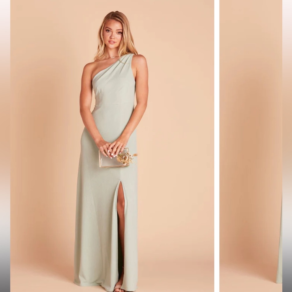 Birdy Grey Kira Crepe Sage Green Dress